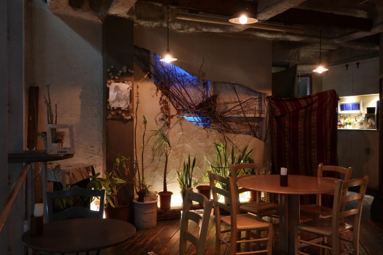 いわゆる「オーセンティックバー」より柔らかい雰囲気の店内。