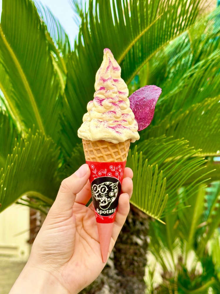 『&potato(R)』の濃厚蜜芋プレミアムソフト700円。