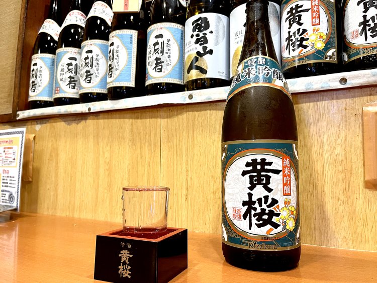 現在、日本酒は「黄桜」のみ提供している。