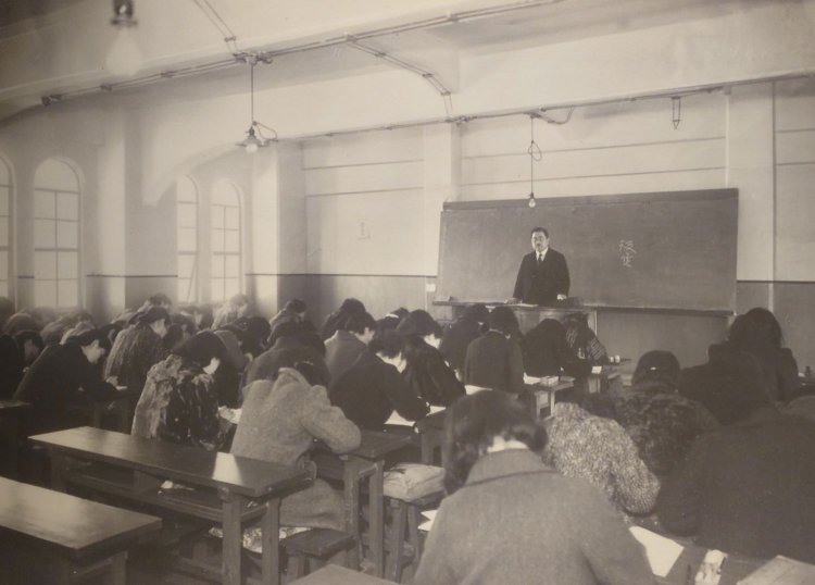 女子部授業風景。