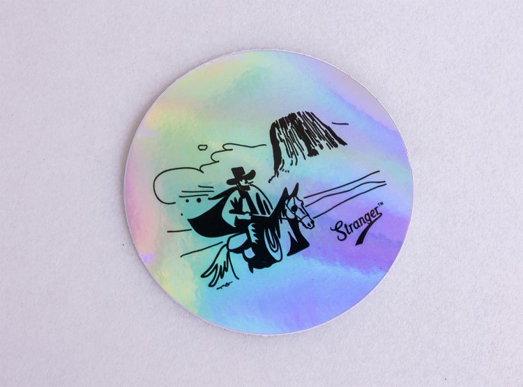 ステッカーセット（写真は一部）580円。