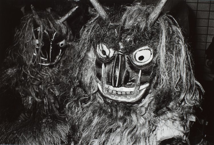 岡本太郎『なまはげ・秋田』1957年2月。