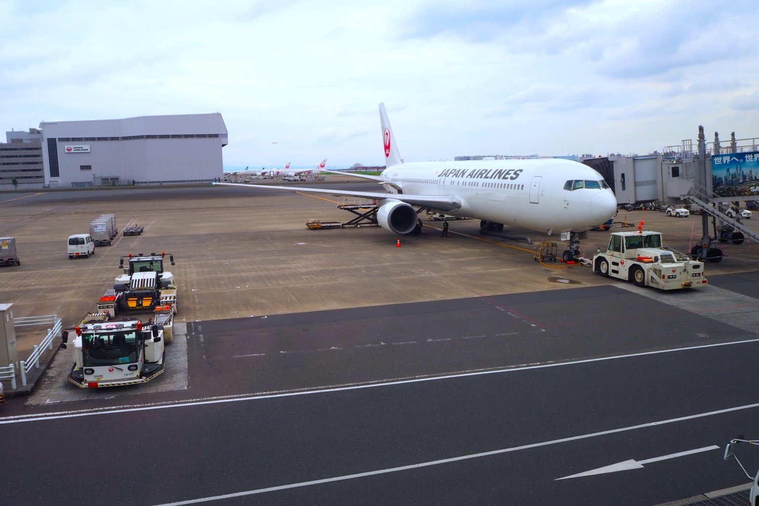 羽田空港から南紀白浜空港までは飛行機で１時間ほど。