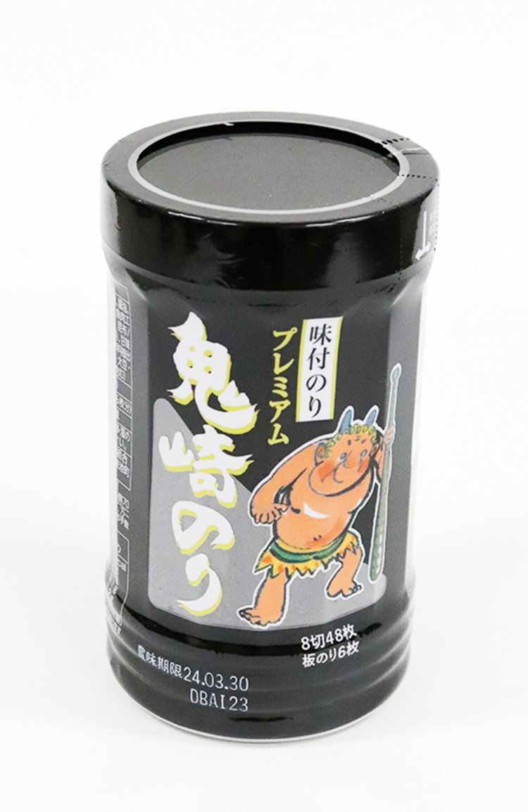 愛知県でも有数の海苔産地で知られる鬼崎の「鬼崎のり 味付のりプレミアム」。