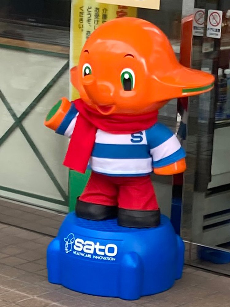 マフラーとズボンを赤で統一していてオシャレ（長野）。