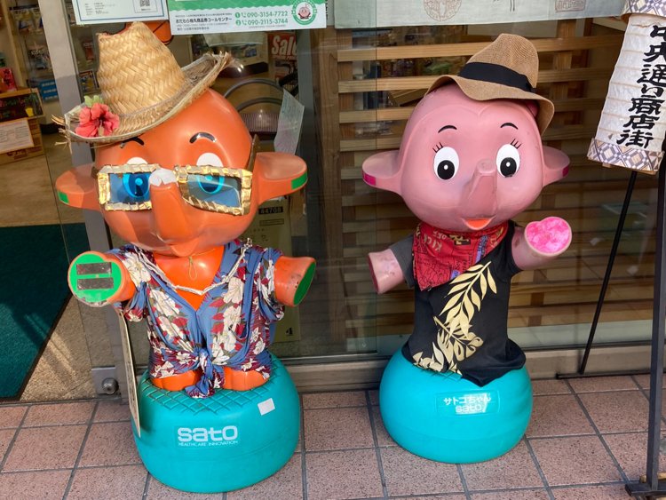 どこか湘南っぽさを感じるサトちゃん、サトコちゃんのファッション（小田原）。