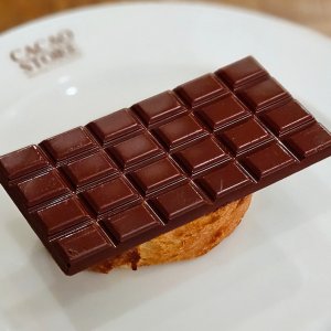 トーストの上に板チョコどーん！のトーストショコラが人気『カカオストア＆プリンカフェ448』〜黒猫スイーツ散歩 代々木上原編⑧〜