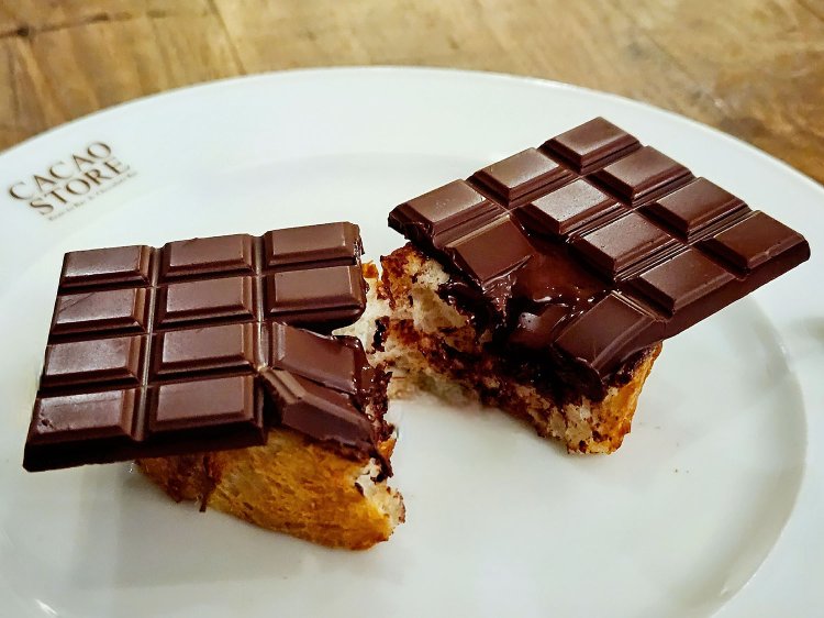 トーストショコラ ダークチョコレート600円。