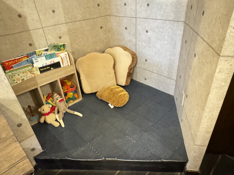 店内にはキッズルームもある。