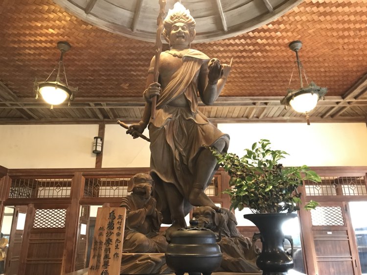 静岡県「可睡斎」の烏枢沙摩明王。