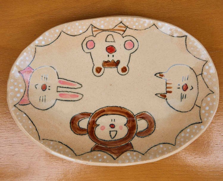 動物皿／cosael 5000円。