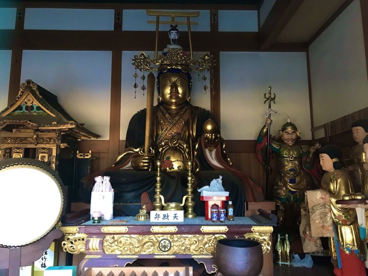 栃木県「長蓮寺」の宇賀弁財天。
