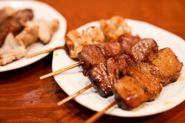 絶品串「シロ」。これがうまいんだ。