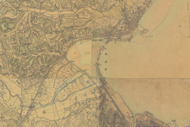 明治初期〜中期ごろでもまだ「沼」だった現在の横浜駅西口の一帯（出典＝農研機構農業環境研究部門）。