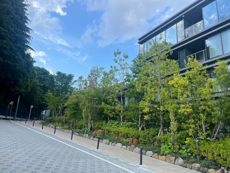 急な坂もなだらかな坂もある。