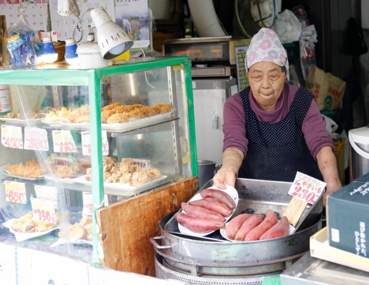 焼いもは紅はるか。