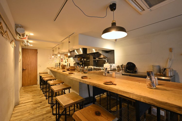 「自宅のリビングのように」という店主の心配りを感じる。