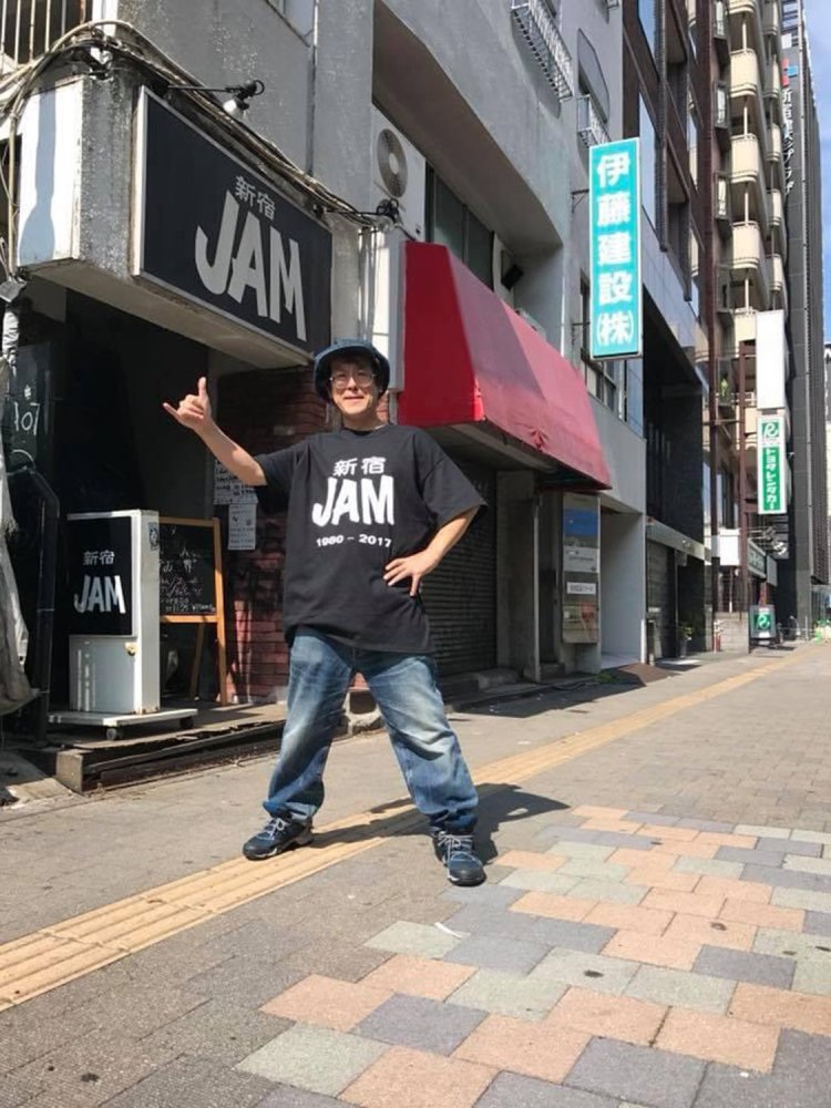 『新宿JAM』時代の石塚明彦さん。