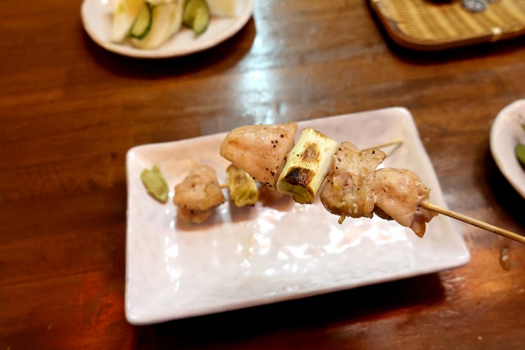 塩味もいい塩梅のネギ間。