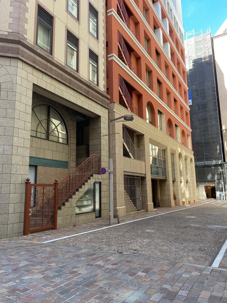 海外に迷い込んだかと錯覚する景観だ。