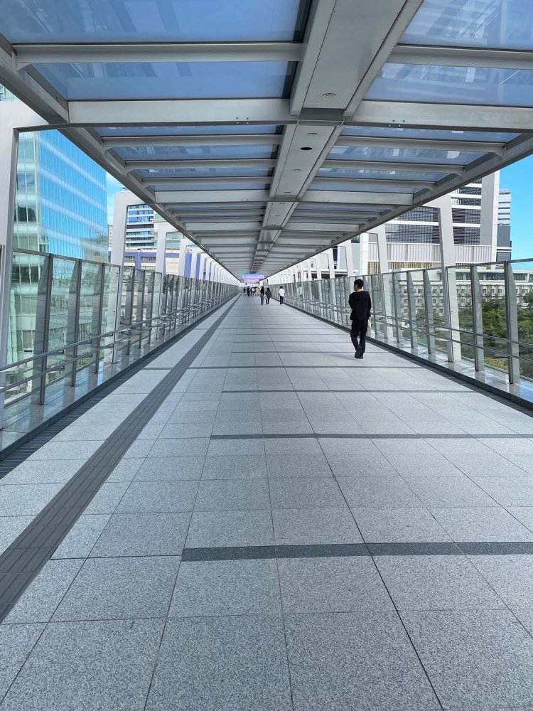 屋根が付いているため、雨の日でも安心。