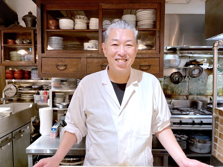 料理長の小林敏幸さん。