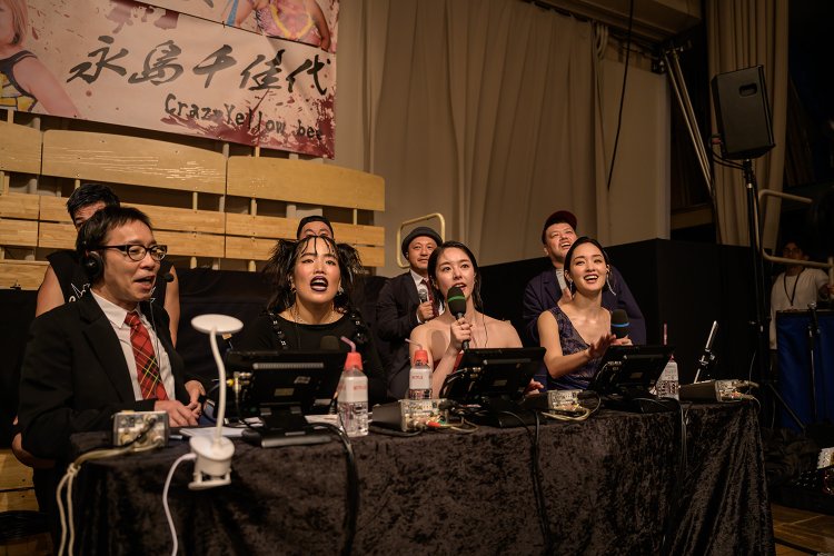 ゆりやんレトリィバァさん、唐田えりかさん、剛力彩芽さんも圧巻のプロレスに夢中！　（C）Netflixシリーズ「極悪女王」配信記念イベント ネトフリ極悪プロレス