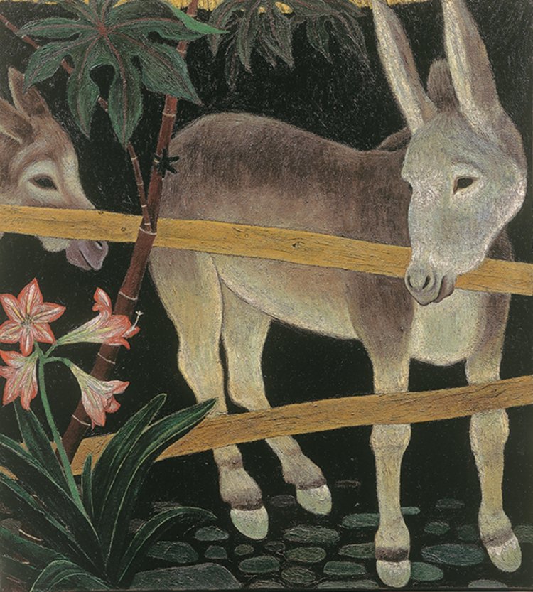 『ロバ』1928年 『愛媛県美術館』。