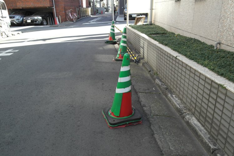 重ね着状態のコーン。