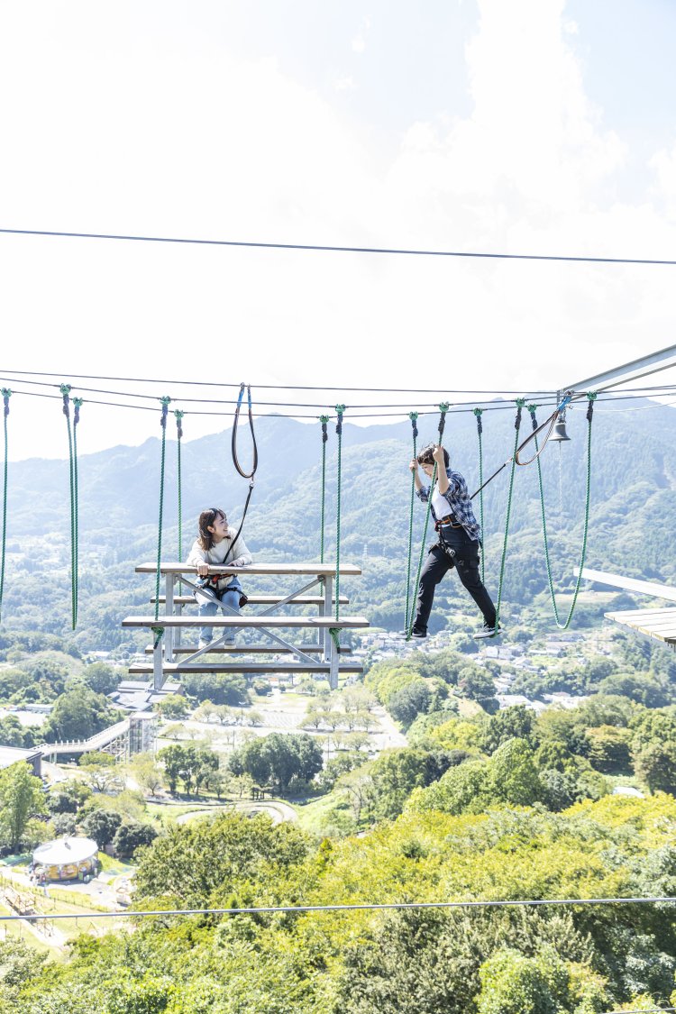 空中ベンチまでもう少し。自分を信じて踏み出して！
