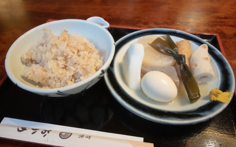 【東京おでんだね】甘味おかめのおでん