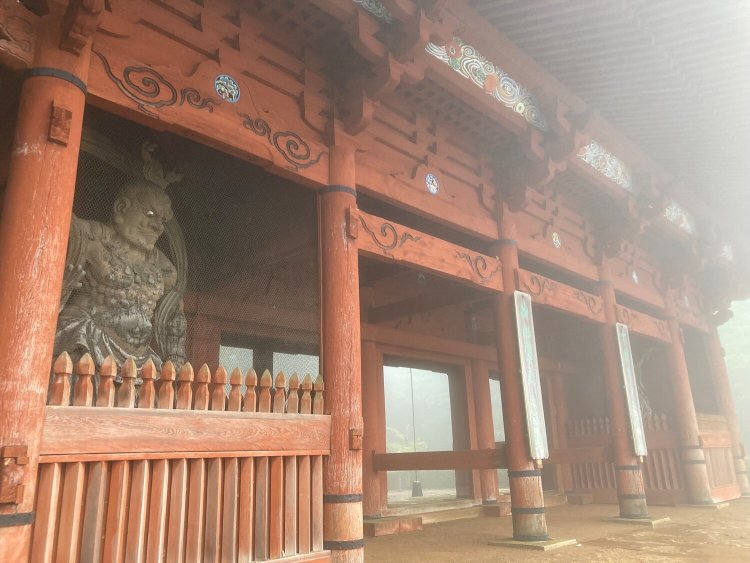 大門には江戸時代の仏師・康意と運長の作による金剛力士像が安置される。