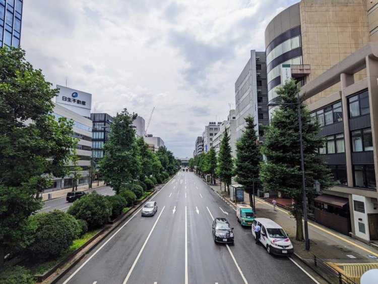 新潟駅北口方面。