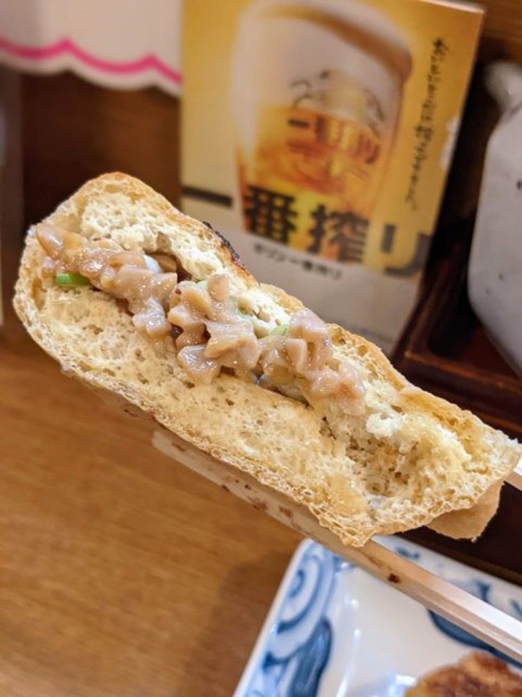 本場の栃尾油揚げはかなり分厚い。