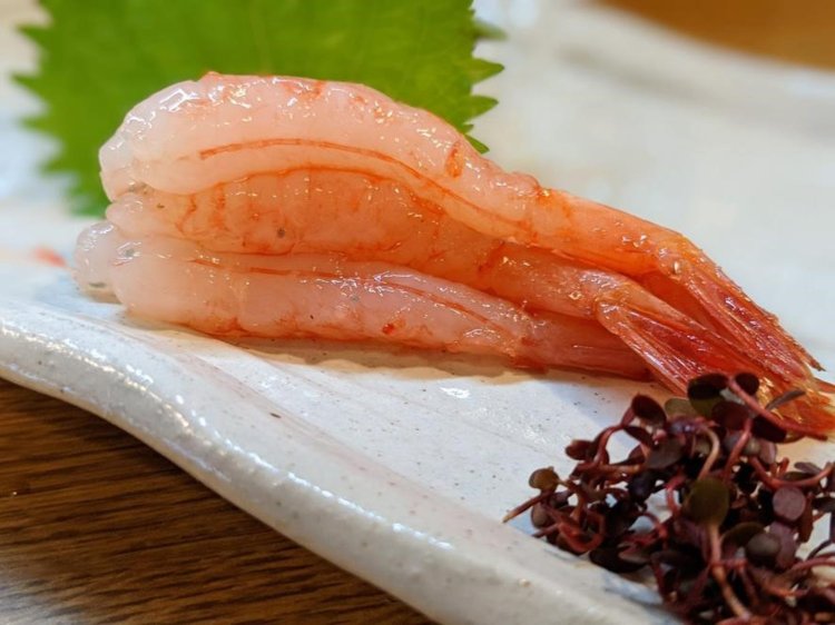 少しリッチな甘エビ1200円。