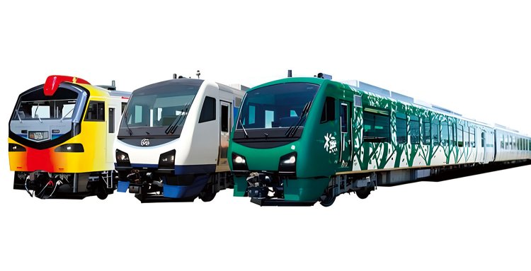 左から「くまげら」「青池」「橅」編成。どれがお好み？