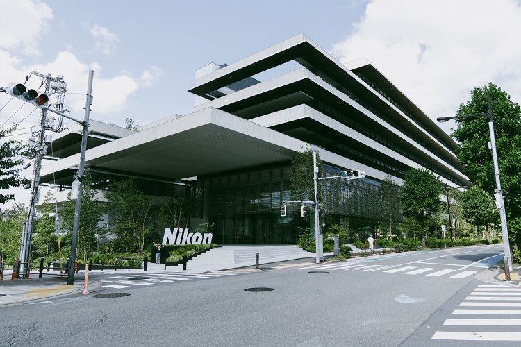 ニコンのできたてホヤホヤの新社屋。2024年、東京都港区港南にあった本社がこちらに移転。