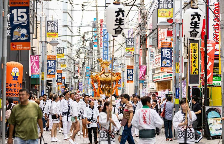 9月には町田天満宮秋季例大祭があり、いつも以上に活気で満ちていた。