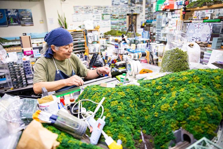 「誰でも気軽にジオラマを作れます！」と、宮澤さん。