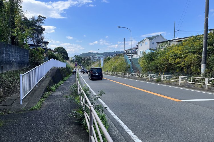 国道1号の押切坂。