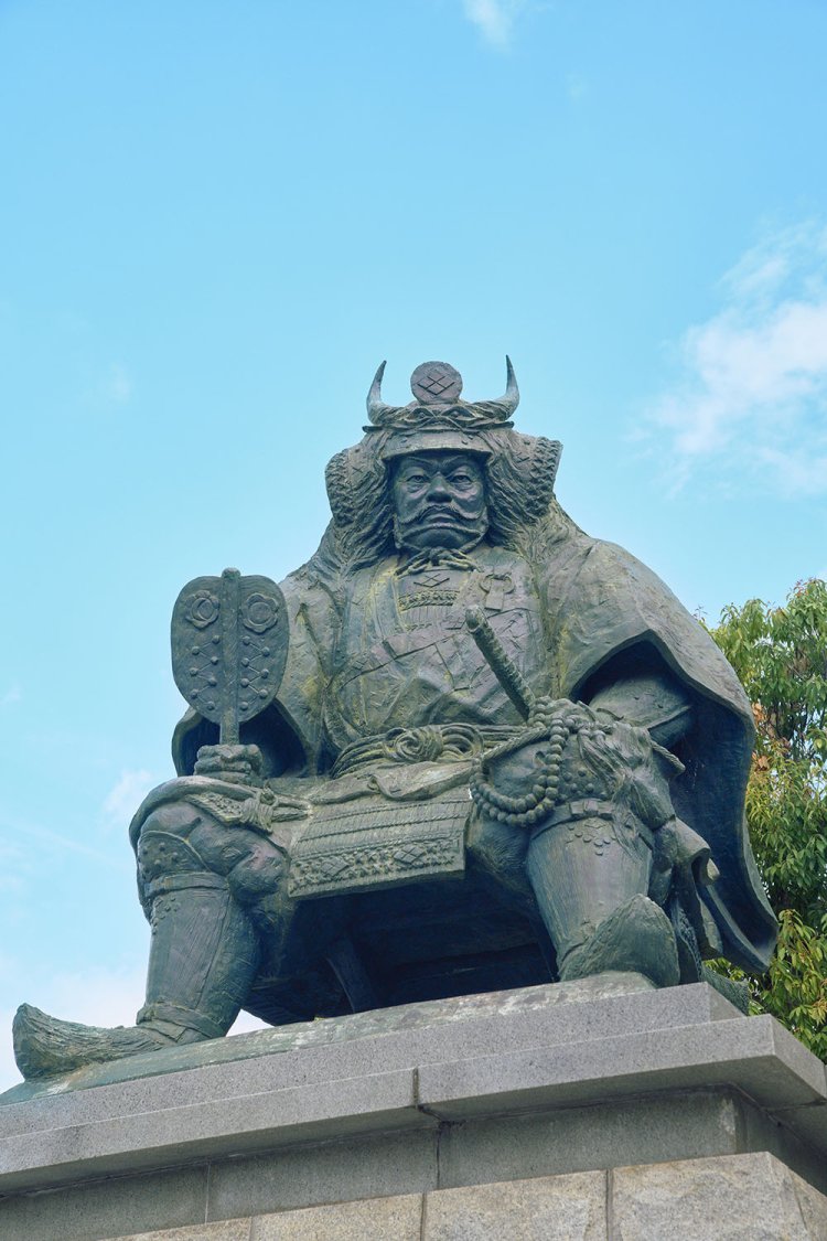 甲州人はみんな大好き、信玄公！（撮影＝逢坂 聡）。
