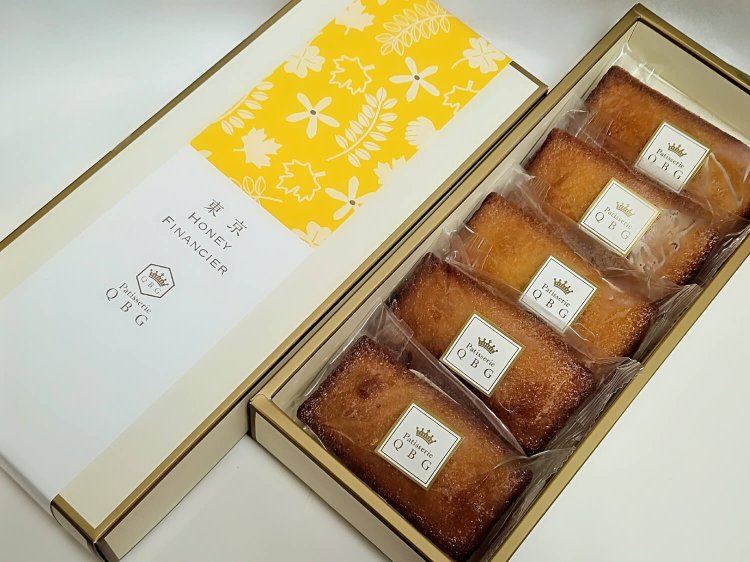 はちみつフィナンシェ（5個入り） 1600円。