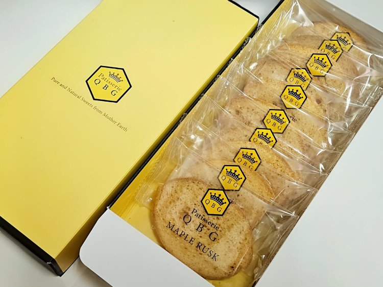 メープルラスク（10枚入り） 1330円。