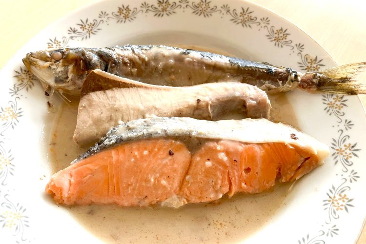 物流がままならなかった時代の一年に1回のとびきりのごちそう！　一人でひと皿食べると、もうお腹いっぱい。