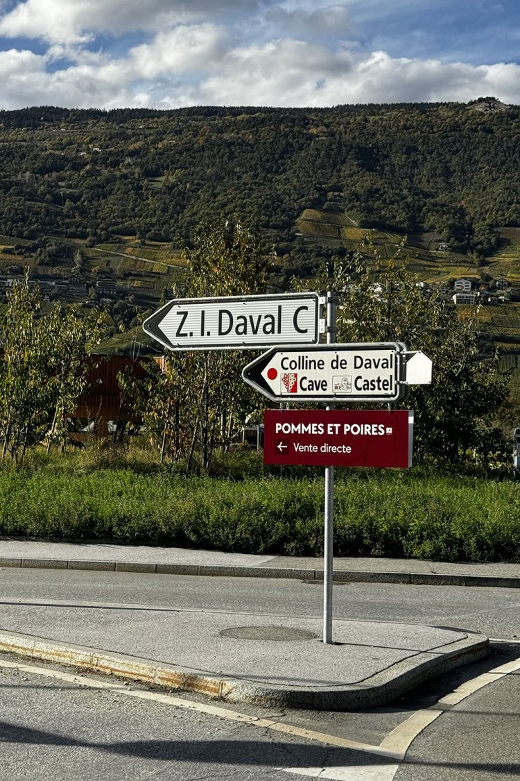 宿への案内が出ていた。