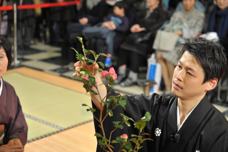 生け花パフォーマンスは、16日（土）は12時15分～、24日（日）は12時15分～（※写真は出演者提供）。