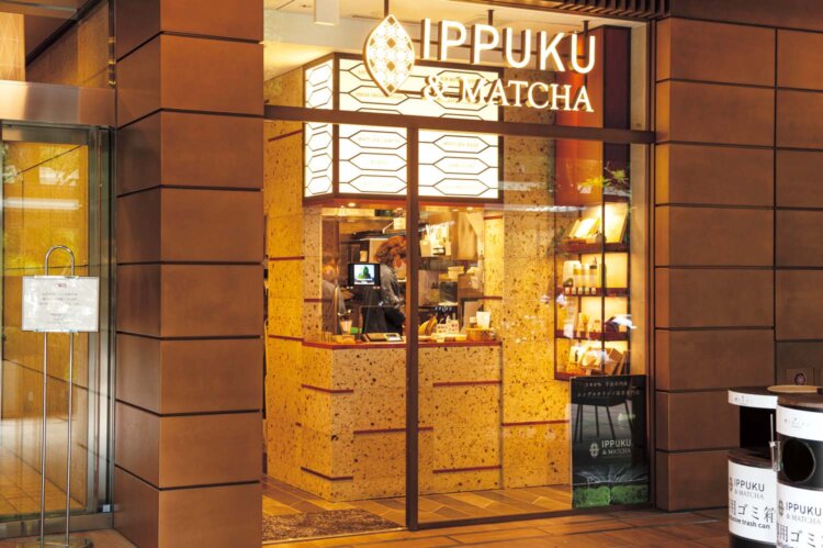 抹茶ラテなど、さっと抹茶ドリンクが購入できる。