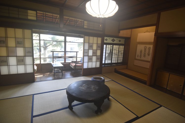 客室を見学することもできる。