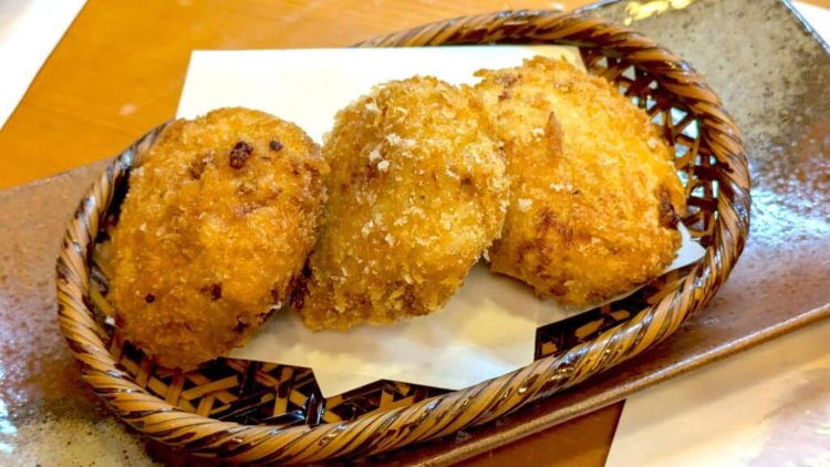 手作りコロッケ。