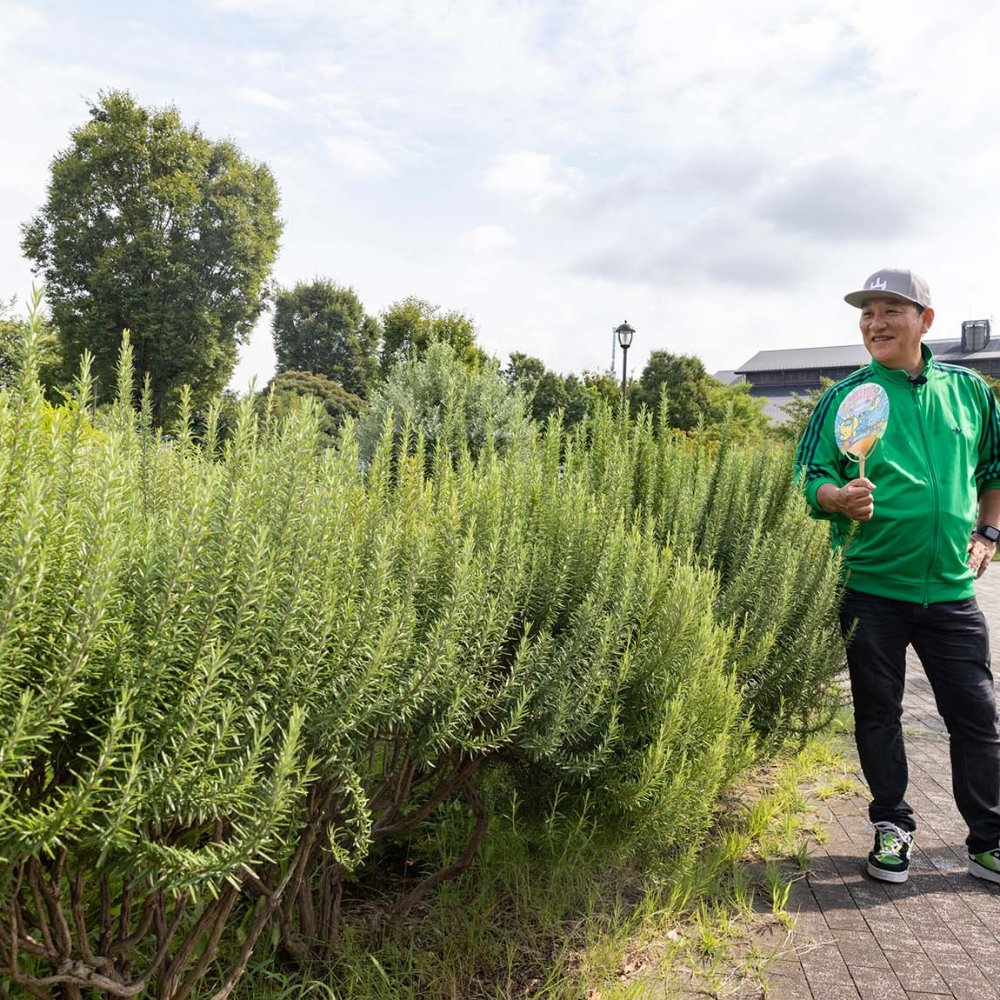 【ピエール瀧が行く ファンキー！公園】荒川区「汐入公園」でハーブと巨大遊具に心を奪われる